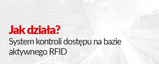 How does an active RFID access control system work?
